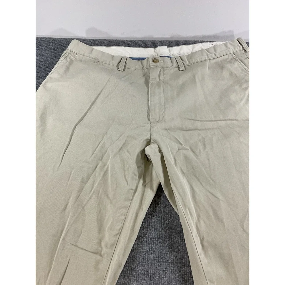 Polo Ralph Lauren Pants 42x32 Khaki Beige Relaxed Fit 100% Cotton Chino Casual M